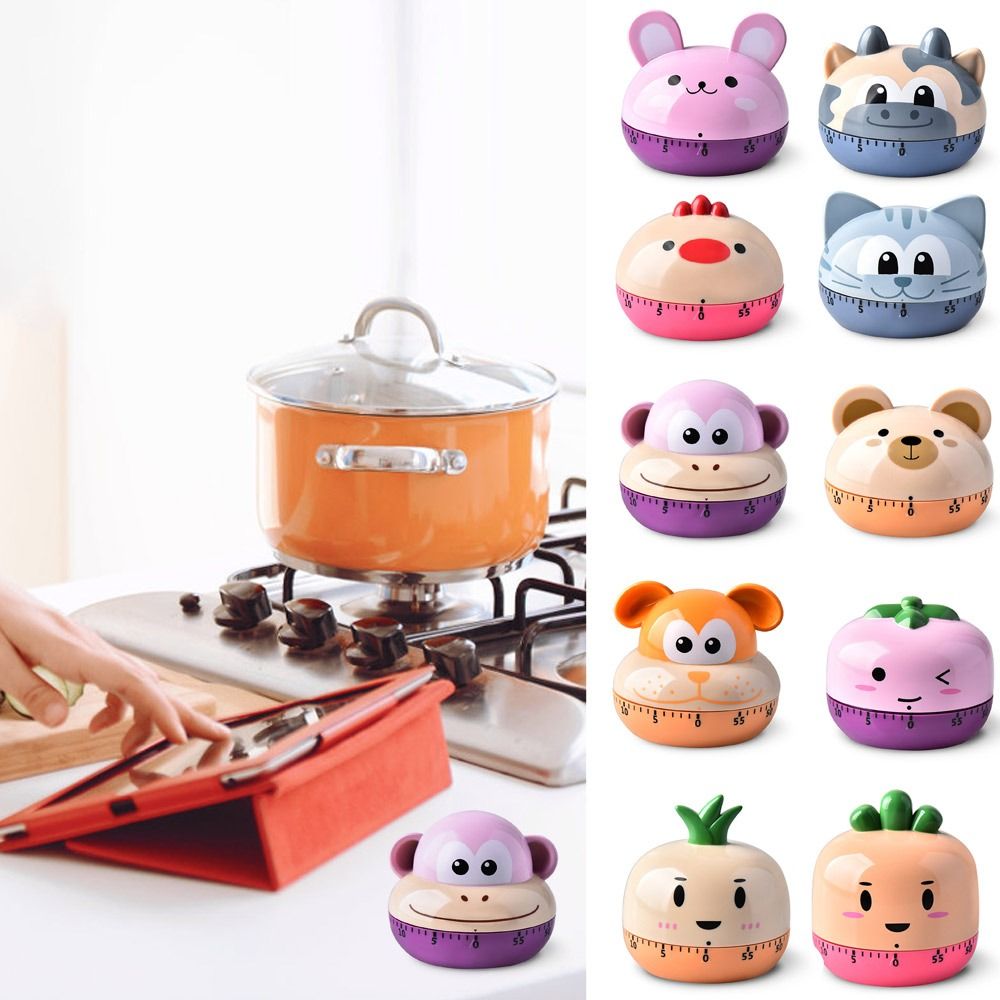 Commercial Kitchen Timer - สัตว์น่ารักจับเวลาเครื่องกลนักเรียนการเรียนรู้ Time Manager จับเวลาด้วยตนเองครัวจับเวลาอาหารดิจิตอลจับเวลาทําอาหาร