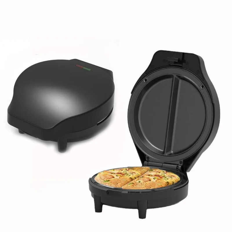 Sandwich Press Panini - เครื่องทำไข่เจียว 110V-220V แบบไม่ติดกระทะ เครื่องทำแพนเค้กมินิคู่ เครื่องทำเบอร์เกอร์ เครื่องทำอาหารเช้า