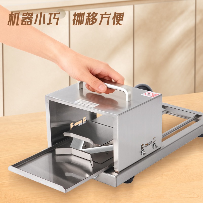 Commercial Bread Slicer - เครื่องตัดขนมปัง อุปกรณ์ครัวเชิงพาณิชย์ เครื่องตัดเบเกิล เบอร์เกอร์ ทำจากสแตนเลส เครื่องตัดขนมปังแบบใช้มือ