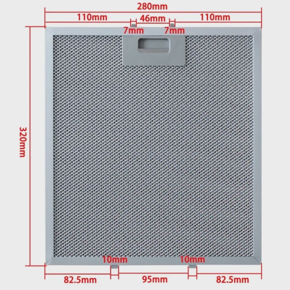 Commercial Kitchen Ventilation - สำหรับ Teka DS60 DE60 อลูมิเนียมกรองเครื่องดูดควัน 280x320