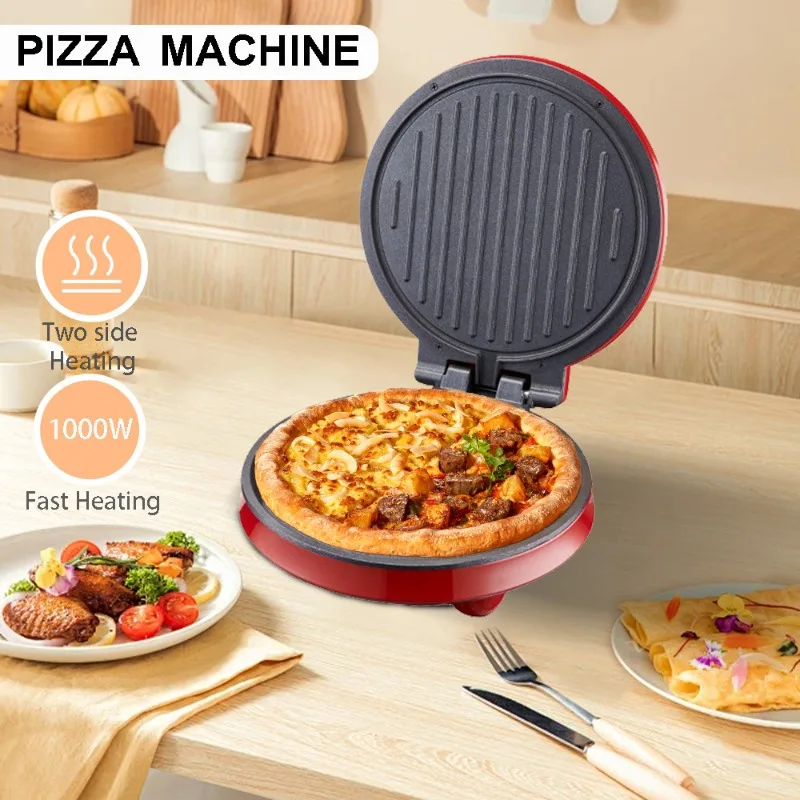 Sandwich Press Panini - เครื่องทำพิซซ่าไฟฟ้า 110V, กระทะเค้กไฟฟ้าแบบให้ความร้อนสองด้าน, เครื่องทำแพนเค้ก, เครื่องทำแพนเค้ก, เครื่องทอดอเนกประสงค์