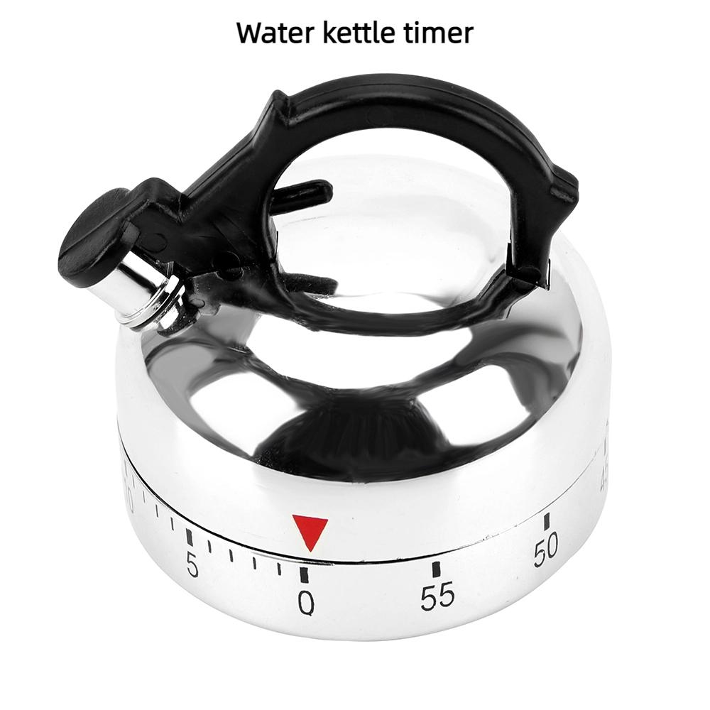 Commercial Kitchen Timer - กาต้มน้ํารูปร่างจับเวลาเครื่องกล 60 นาทีจับเวลาครัวพลาสติกนับถอยหลังนาฬิกาปลุกเตือนการทําอาหารเตือนเครื่องมือ
