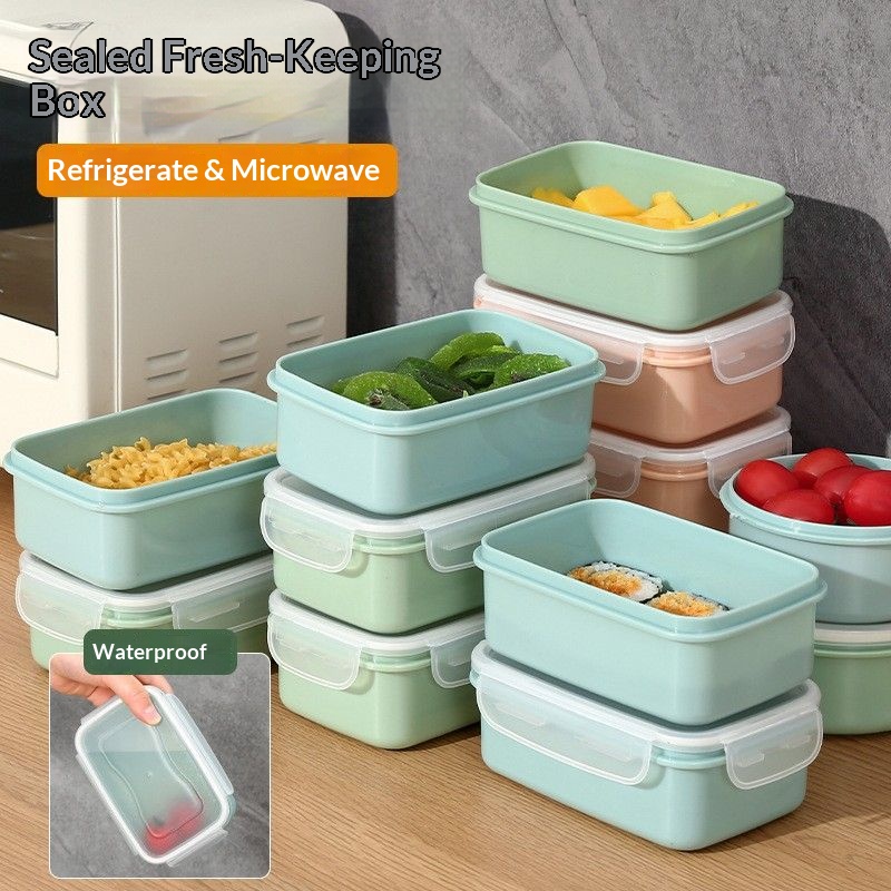 Commercial Kitchen Organization - กล่องเก็บอาหารสุญญากาศ ปราศจากสาร BPA สามารถวางซ้อนกันได้ ป้องกันการรั่วซึม กล่องใส่อาหารกลางวัน