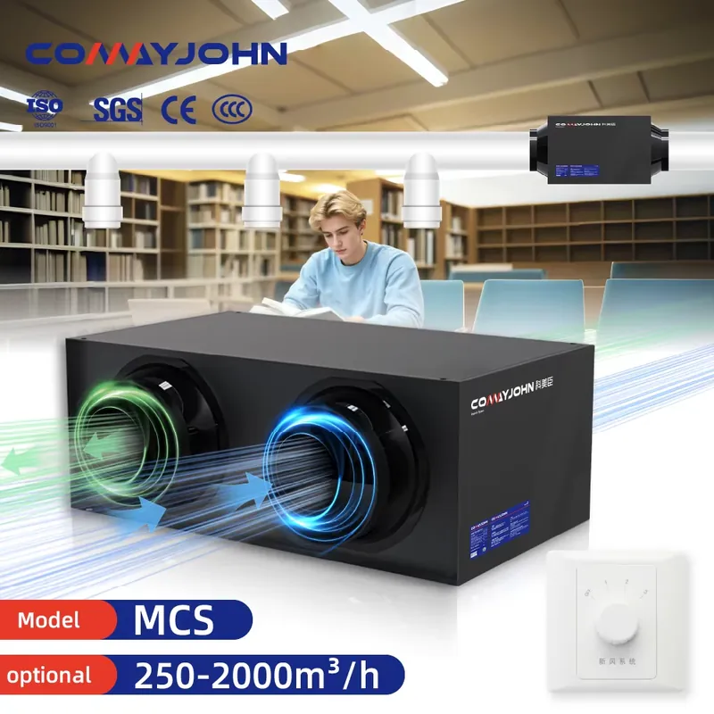Commercial Kitchen Ceiling - COMAYJOHN MCS พัดลมระบายอากาศติดเพดานสำหรับครัวเชิงพาณิชย์ เสียงเบา ระบายอากาศในห้องน้ำ