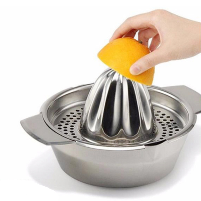 Juice Extractor Commercial - แบบพกพามะนาวส้มคู่มือผลไม้คั้นน้ําผลไม้ 304 สแตนเลสสตีลอุปกรณ์ครัวเครื่องมือ Citrus ดิบมือ Pressed