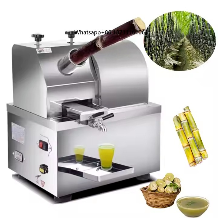 Juice Extractor Commercial - เครื่องคั้นน้ำอ้อยไฟฟ้าเชิงพาณิชย์ เครื่องสกัดน้ำอ้อยอุตสาหกรรม ผลิตในประเทศจีน พร้อมมอเตอร์เป็นส่วนประกอบหลัก
