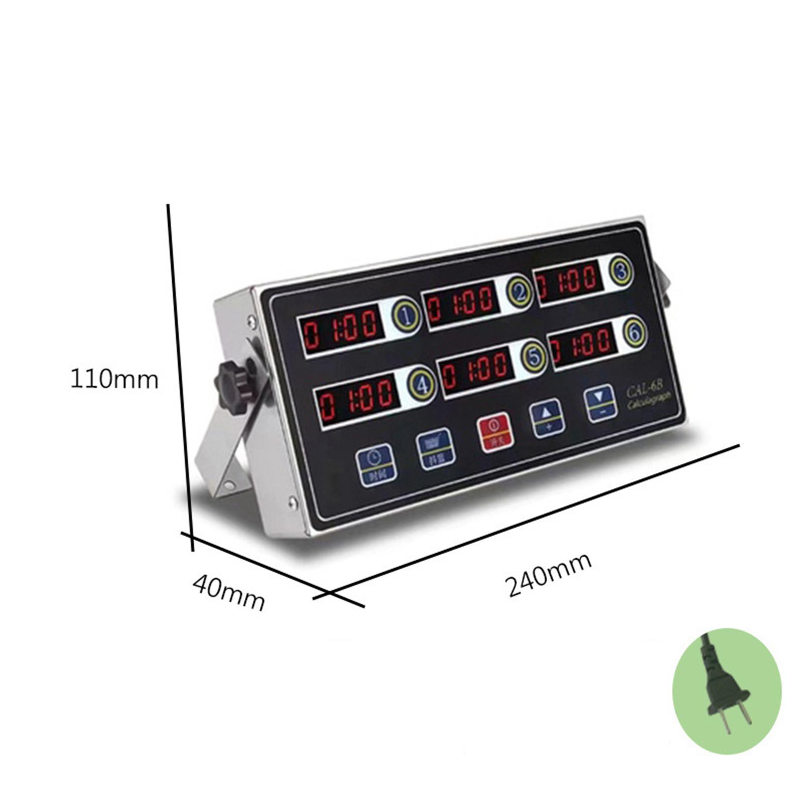 นาฬิกาจับเวลาครัวแบบ LED หลายช - Commercial Kitchen Timer บทวิจารณ์และราคา