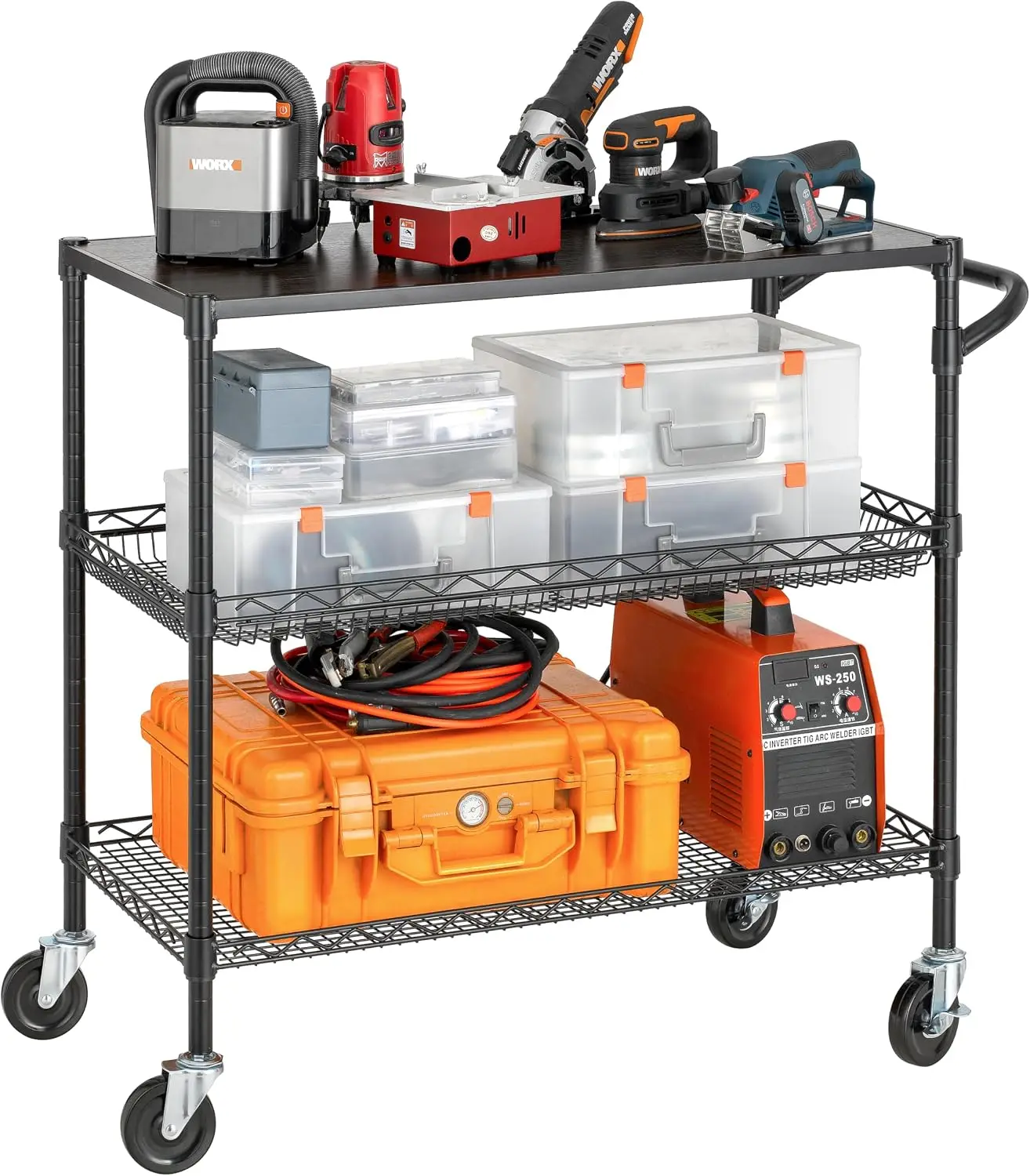 รถเข็นอเนกประสงค์ 3 ชั้น สำหรั - Commercial Kitchen On Wheels บทวิจารณ์และราคา