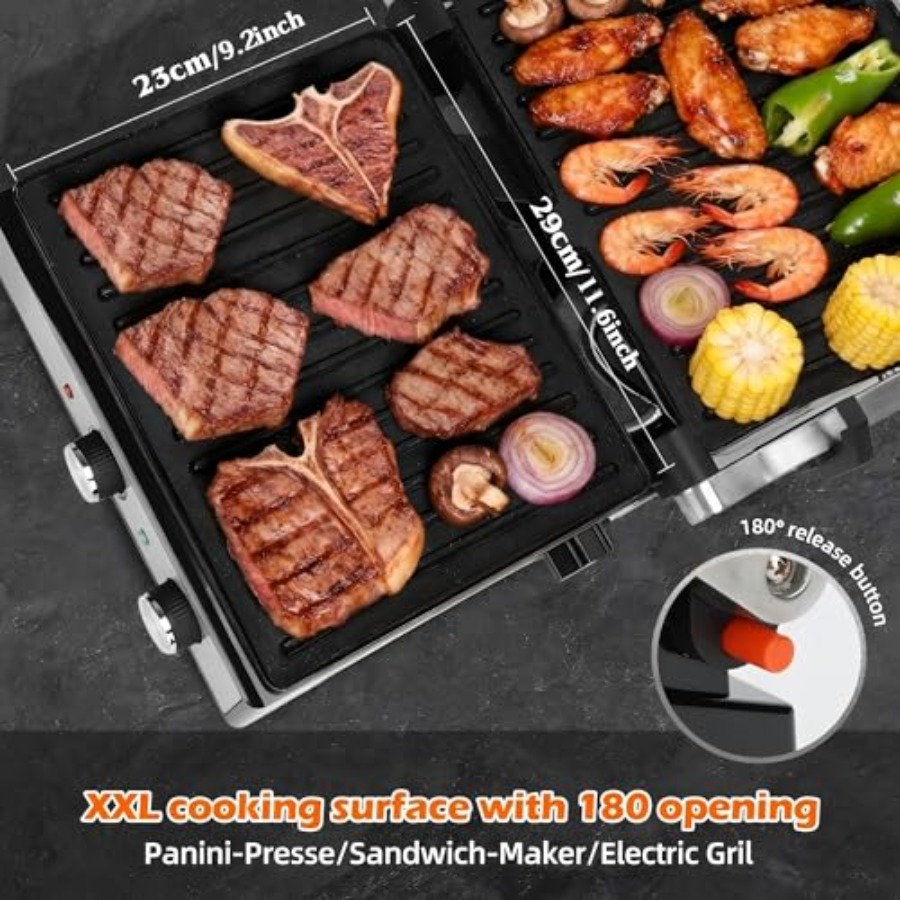 เครื่องทำแซนด์วิช Panini Press - Sandwich Press Panini บทวิจารณ์และราคา