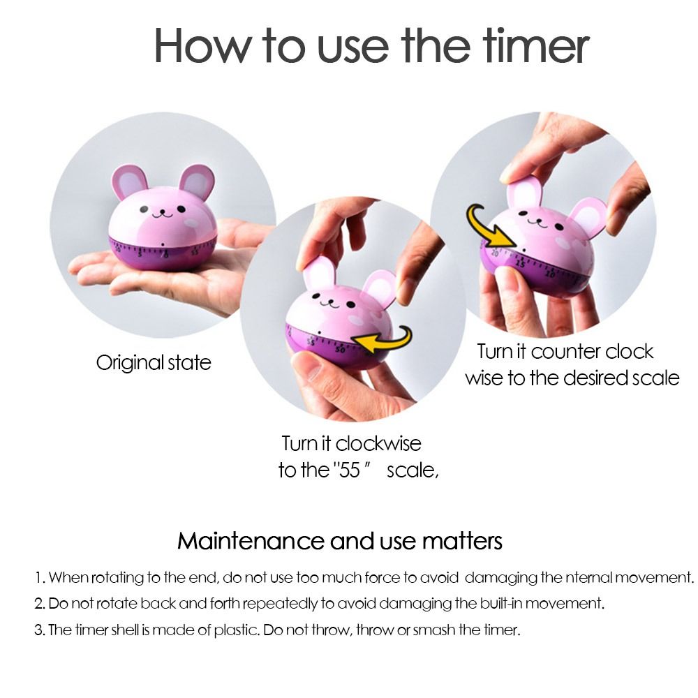 สัตว์น่ารักจับเวลาเครื่องกลนัก - Commercial Kitchen Timer บทวิจารณ์และราคา