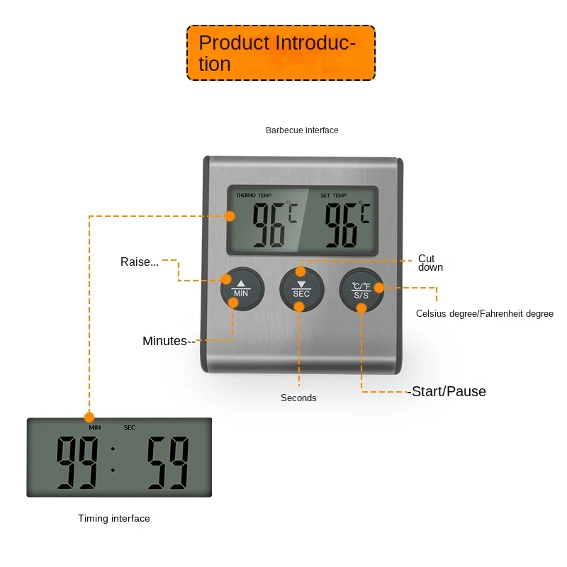 Tp700 รีโมทดิจิตอลไร้สายอาหารเ - Commercial Kitchen Timer บทวิจารณ์และราคา