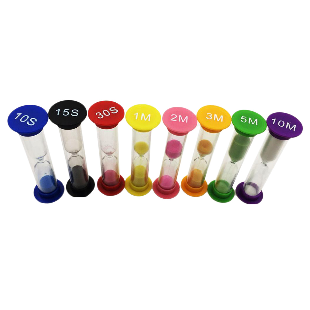 8ชุดSand Timer Clock 10/ 15/ 3 - Commercial Kitchen Timer บทวิจารณ์และราคา