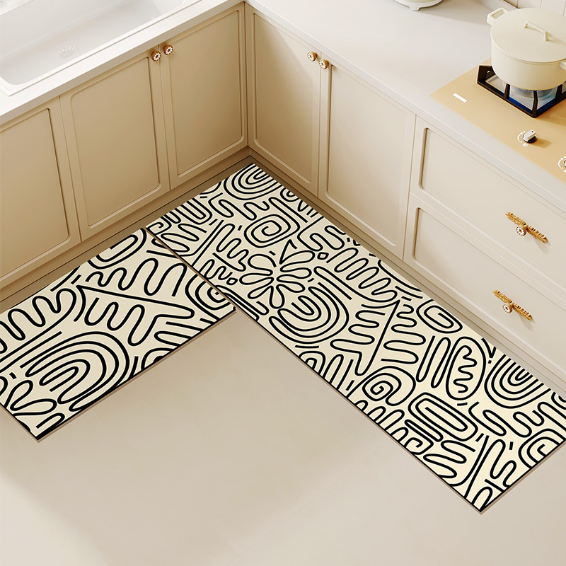 พรมห้องครัวพรมยาวพีวีซีหนังกัน - Commercial Kitchen Mats Anti Fatigue บทวิจารณ์และราคา