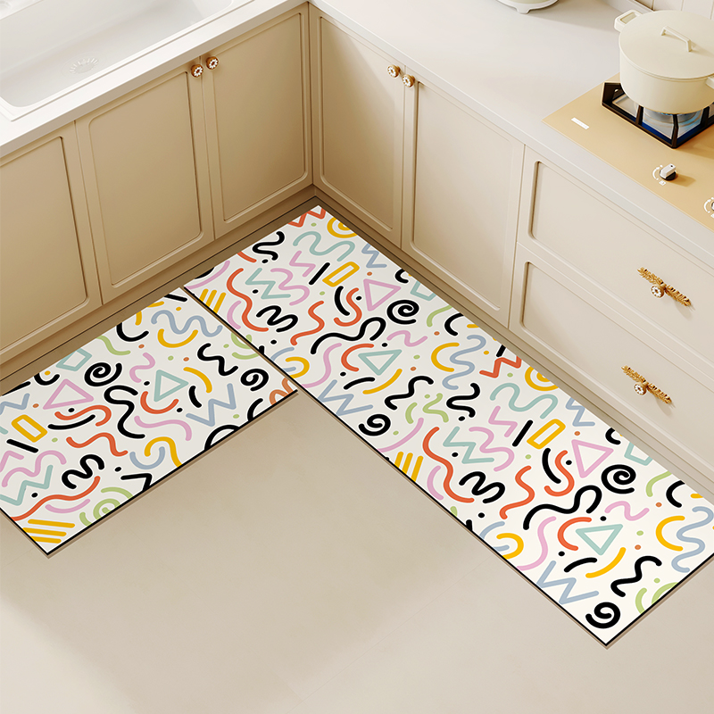 พรมห้องครัวพรมยาวพีวีซีหนังกัน - Commercial Kitchen Mats Anti Fatigue บทวิจารณ์และราคา