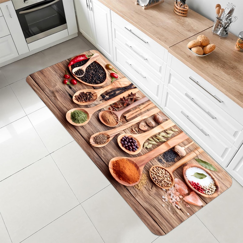 พรมปูพื้นลายสมุนไพรสำหรับห้องค - Commercial Kitchen Mats Anti Fatigue บทวิจารณ์และราคา