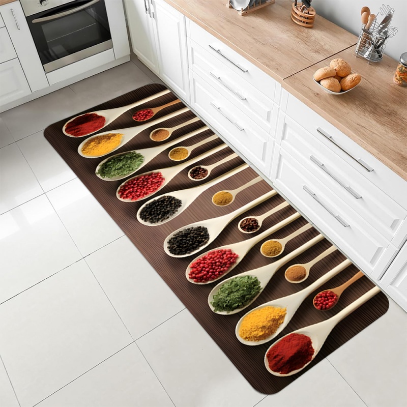 พรมปูพื้นลายสมุนไพรสำหรับห้องค - Commercial Kitchen Mats Anti Fatigue บทวิจารณ์และราคา