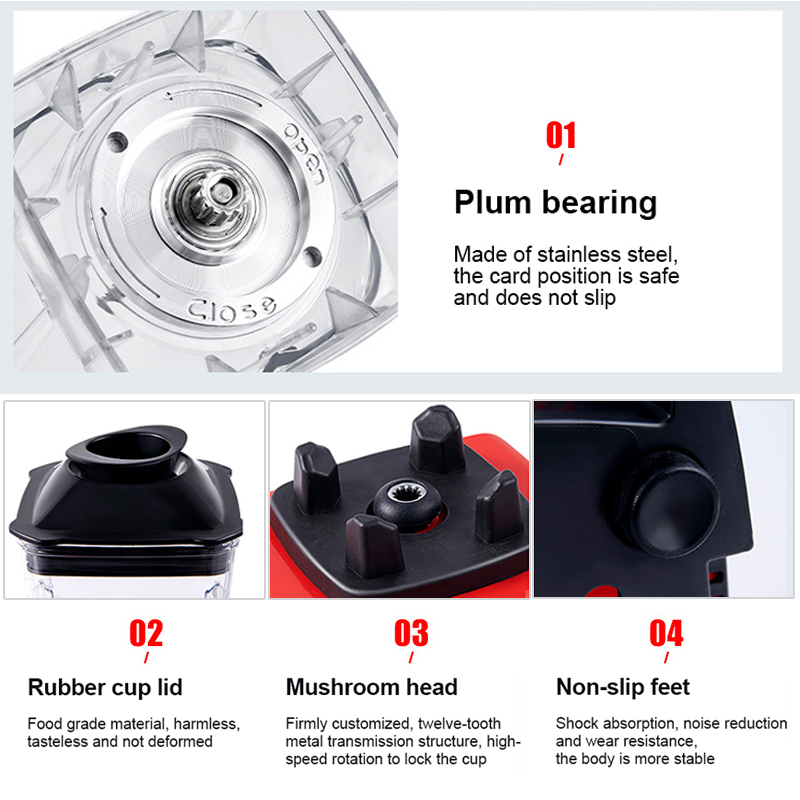 2000W Heavy Duty เครื่องปั่นเช - Juice Extractor Commercial บทวิจารณ์และราคา