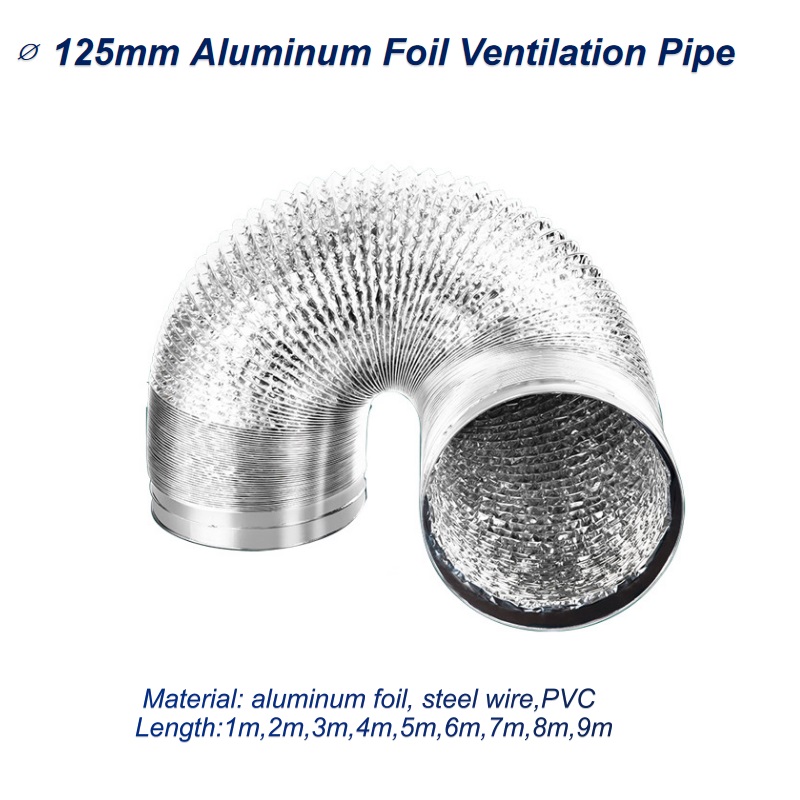 สายอากาศอลูมิเนียมฟอยล์125มม., - Commercial Kitchen Ventilation บทวิจารณ์และราคา