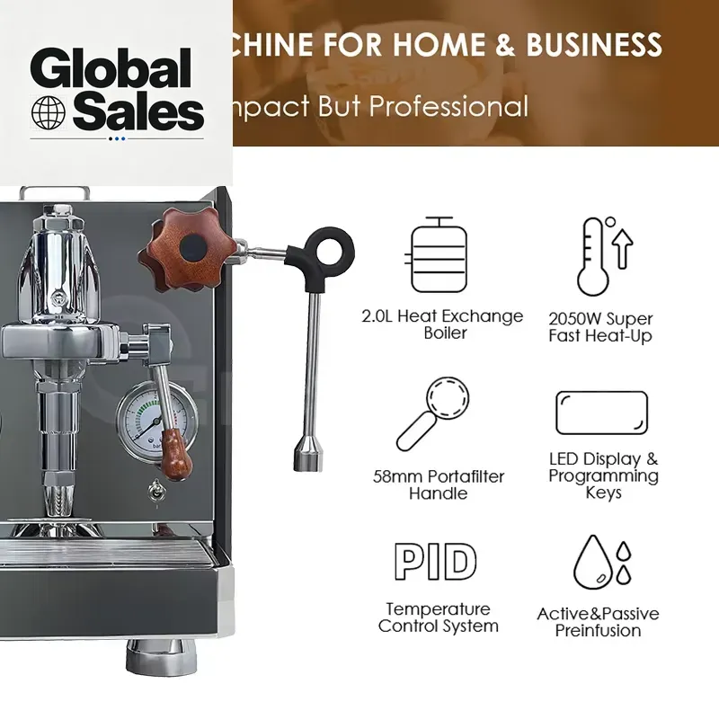 เครื่องชงกาแฟเอสเพรสโซแบบมืออา - Commercial Espresso Machine บทวิจารณ์และราคา