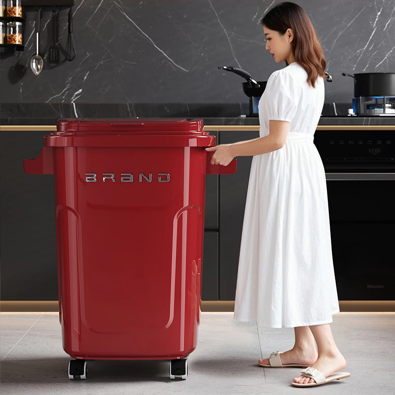 ถังขยะครัวขนาดใหญ่พร้อมล้อและฝ - Commercial Kitchen Needs บทวิจารณ์และราคา