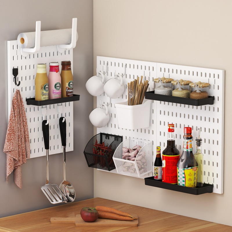 แผ่นเก็บของติดผนังแบบไม่ต้องเจ - Commercial Kitchen Organization บทวิจารณ์และราคา
