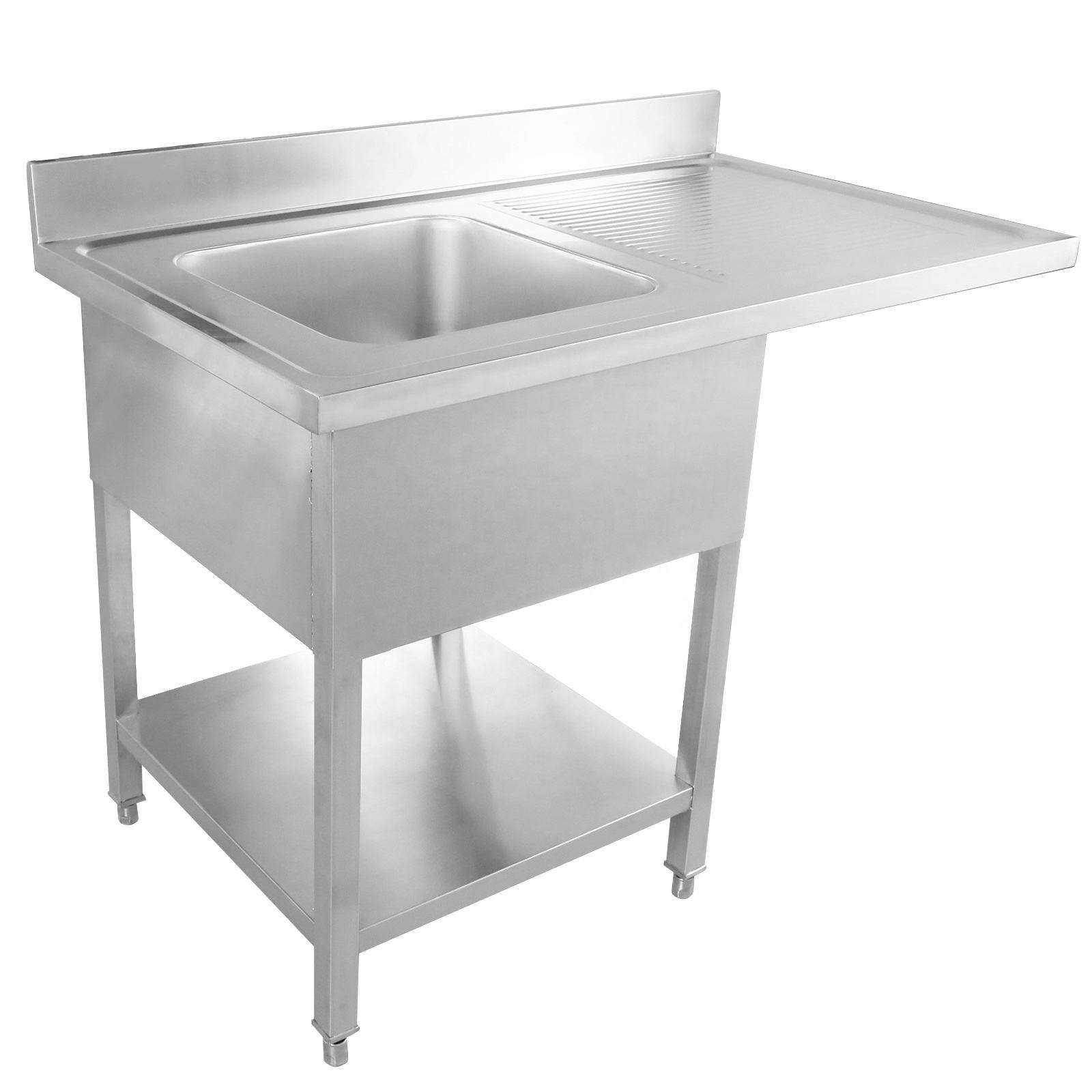 โต๊ะทำงานสแตนเลส อ่างล้างจานคร - Commercial Kitchen Table บทวิจารณ์และราคา