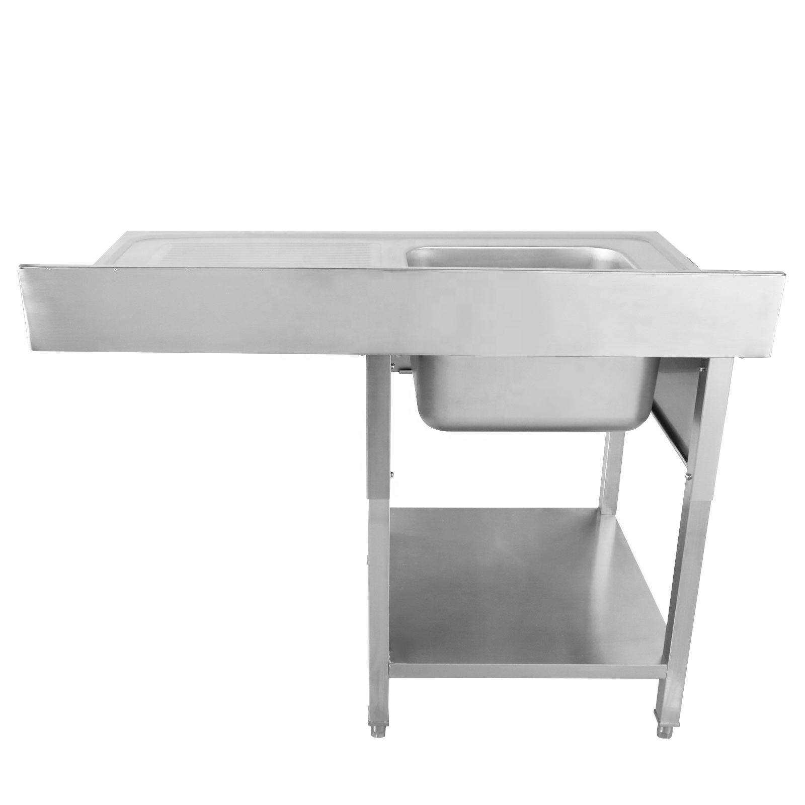 โต๊ะทำงานสแตนเลส อ่างล้างจานคร - Commercial Kitchen Table บทวิจารณ์และราคา