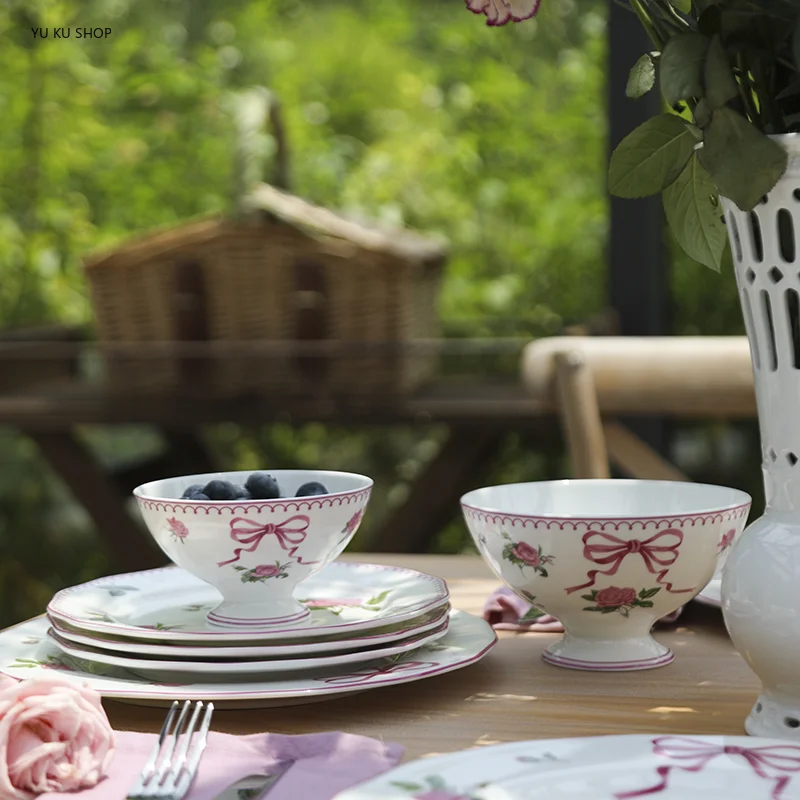 French Rose ช้อนส้อม Bone Chin - Commercial Kitchen Table บทวิจารณ์และราคา