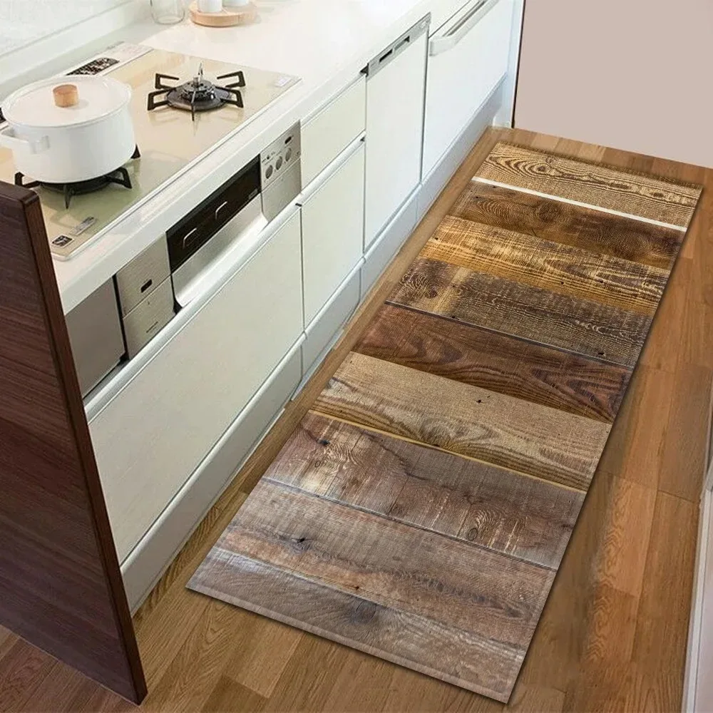 พรมลายไม้แท้สไตล์เรโทรสำหรับห้ - Commercial Kitchen Mats Anti Fatigue บทวิจารณ์และราคา