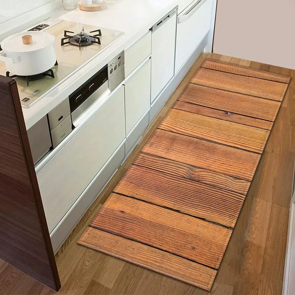 พรมลายไม้แท้สไตล์เรโทรสำหรับห้ - Commercial Kitchen Mats Anti Fatigue บทวิจารณ์และราคา