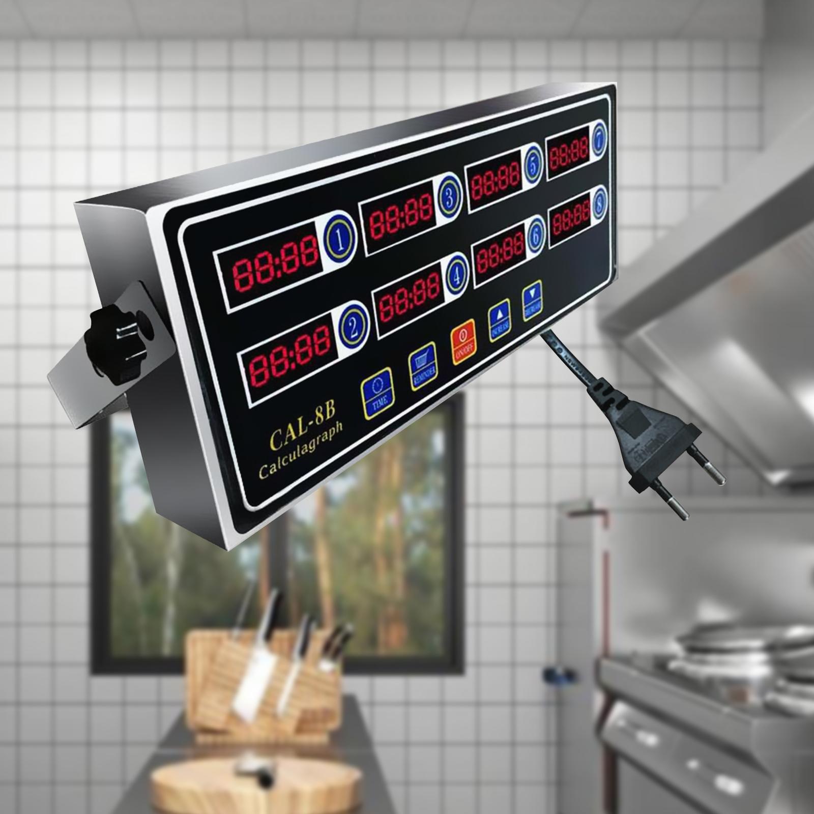 เชิงพาณิชย์ 8 ช่องจับเวลาครัวด - Commercial Kitchen Timer บทวิจารณ์และราคา