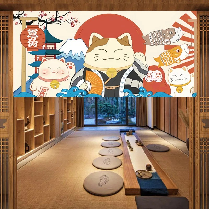 VIKAMA ผ้าม่านประตูสไตล์ญี่ปุ่ - Commercial Kitchen Ceiling บทวิจารณ์และราคา